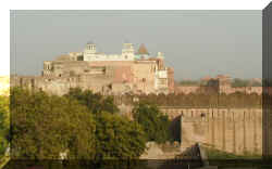 view of junagarh from the roof top restautant